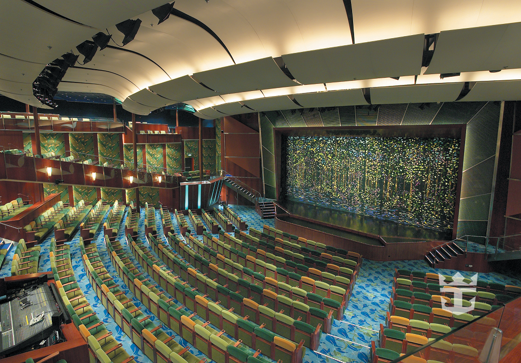 View of stage and seating in Tropic Theater